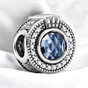 925 Sterling Silver Crown Charm